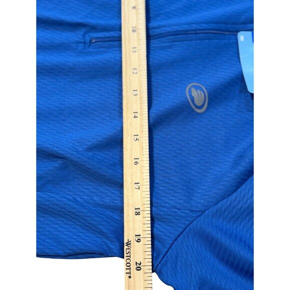NEW Century II Rear 3 Pockets Mens Blue Long Sleeve Cycling Jersey Performance - Picture 6 of 11